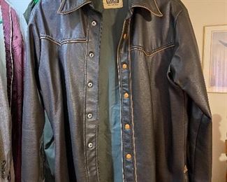 Vintage Miller Western Wear Vinyl Jacket