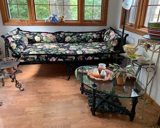 Family took day bed and plant stand, fyi