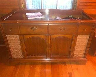 another angle of said stereo console