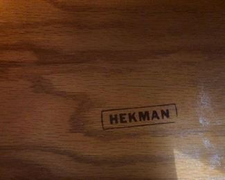 Hekman, I'm sure this means something