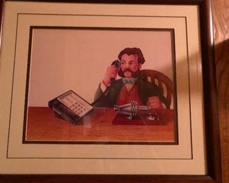 Alexander Graham Bell on a conference call