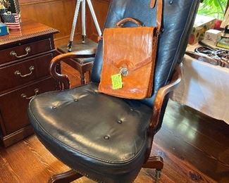 Bradington Young leather office chair