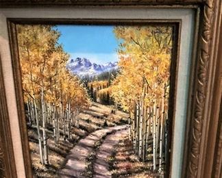 Original art - "Colorado Fall- Aspen" (8" x 10") by Heinz Stoecker  