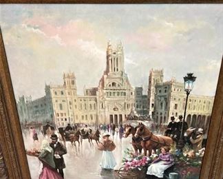 "Sweet Scent of Flowers" by Tibor Tasnadi (24" x 20")