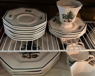 Nikko plates, cups, and saucers