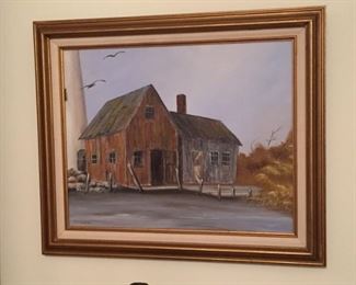 Barn Lighthouse Quarters by R. J. Draeger