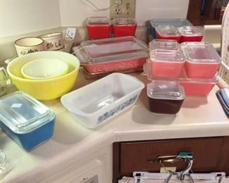 Colorful Vintage  Pyrex