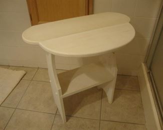 Painted drop leaf table