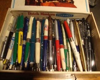 Large ballpoint pen collection