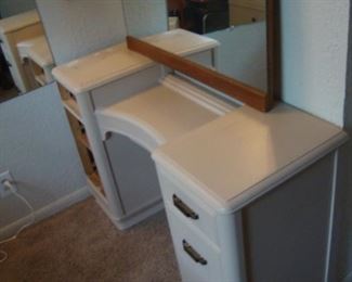 mid century vanity