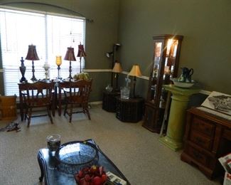 Living room, this is most of the inside furniture.