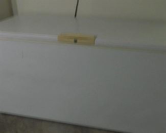 Chest type freezer, works great, still had frozen food in it, which has been removed and cleaned.  SOLD