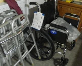 NEW, still has tags on it.  Med-life wheel chair, walkers, new knee scooter.