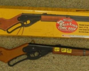 Red Ryder BB gun with original box.  SOLD