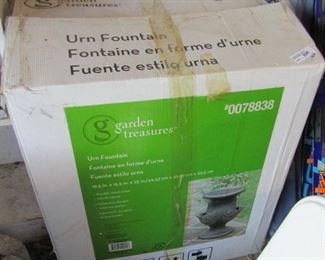 NEW urn fountain.