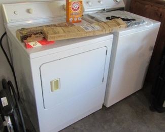 Working washer and dryer ( In the garage).