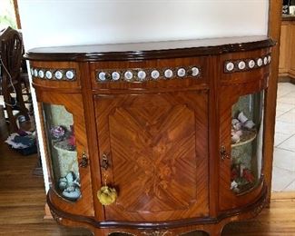 Lovely demi lune with storage and display