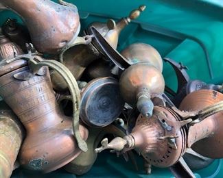 Bins of Middle Eastern copper