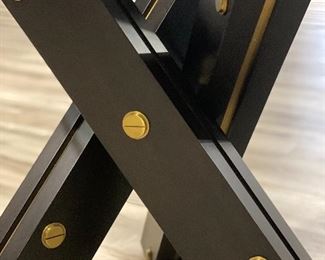 This is stunning and you could put any size glass if the one I have does not work.  You can use as a foyer table or a kitchen table. 
$2,200