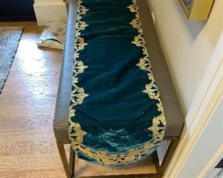 Gorgeous velvet with appliqué by D.Steven’s.  $65.00