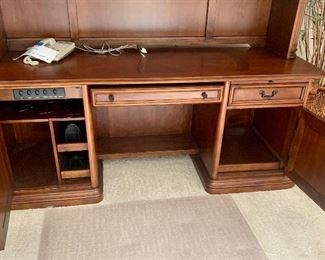 #42- Desk with hutch (removable)- 77w x 25d x 30 1/2t, hutch- 55 1/2t x 17d- $200