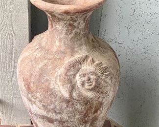 #63- Large Terra Cotta vase- $20
