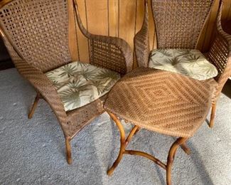 $225
Wicker set with table