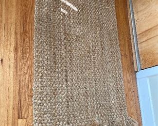 Fringe jute rug $20