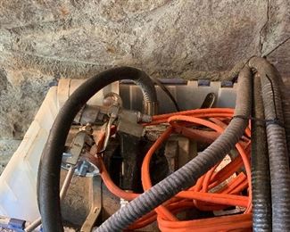 Fancy paint sprayer he used to refinish furniture.