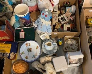 So many fun old and vintage toys and doll items. Love the Jetsens figures!