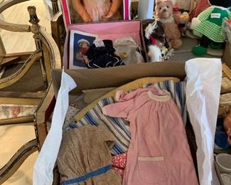 Sweet antique doll dresses.