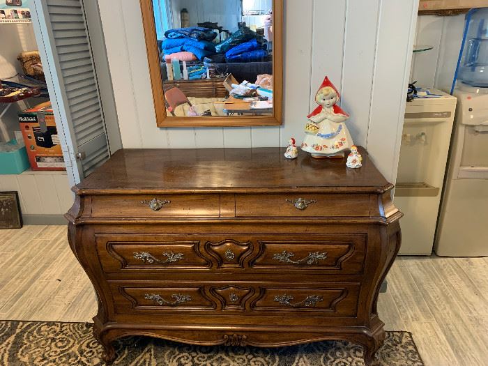 Vintage Karges dresser and matching nightstand.