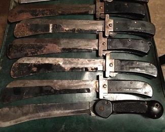 Air Force Survival Machete by: Case XX, Cattaraugus, Camillus