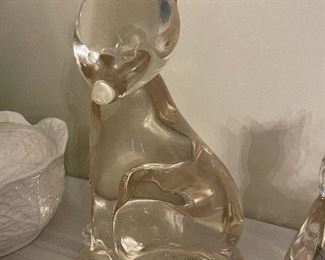Murano glass fox 