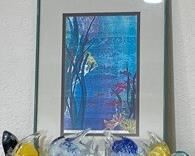 173 Christina Nichols Signed Art and Glass Fish