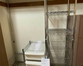 187 Metal Closet Organizer with Drawers