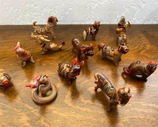168 Miniature Glass Animal Figurines
