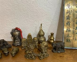 160 Brass Figurines