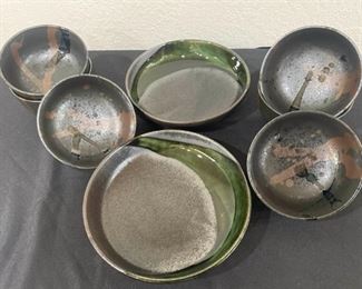 116 Japanese Ceramic Glazed Bowls