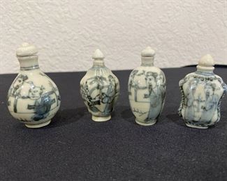 106 Painted Chinese Snuff Bottles