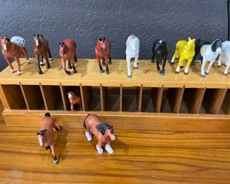 008 Funrise 1988 Toy Horses and Corral