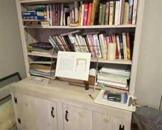 Bookcase and Books