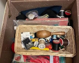 Vintage sewing supplies 