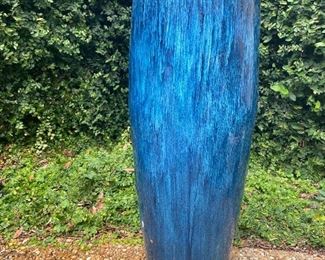  $ 195    4/ Blue glazed tall planter  •  38 high