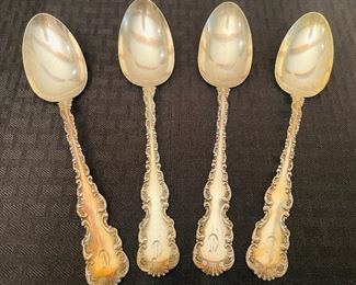 $ 100 6/ 4 Sterling spoons Ruth & Sons  •  8long