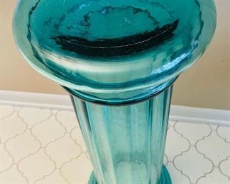  $ 75    22/ Blue clear glass column  •  31high 10across