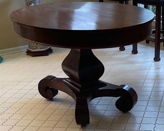  $450   24/ Empiremahogany oval table 1840’s  •  31 high 54 wide 39 deep