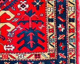 $375   27/ Persian rug runner  •  38” x 10’10” (some damages)