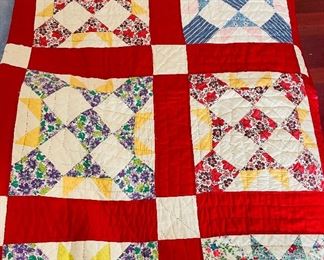 $95   50D/ Antique quilt handmade