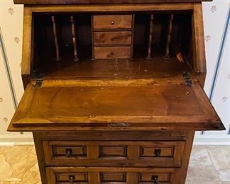 #4 - $450 - Spanish style drop front desk   • 42high 32wide 19deep